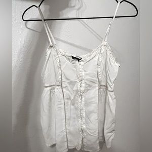 American Eagle white tank top with beautiful details